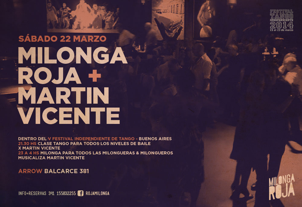 Milonga R O J A + MARTIN VICENTE