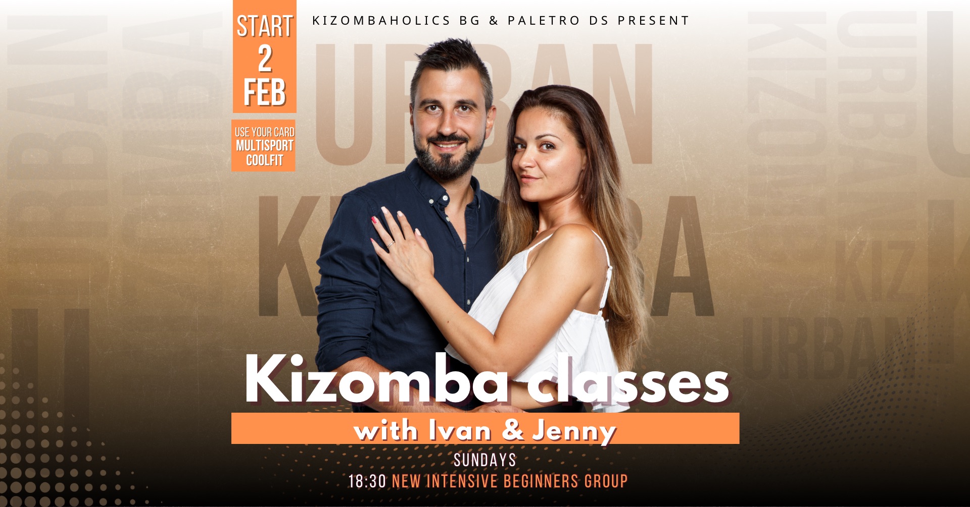 Challenge your URBAN KIZ - improvers group with Ivan & Jenny