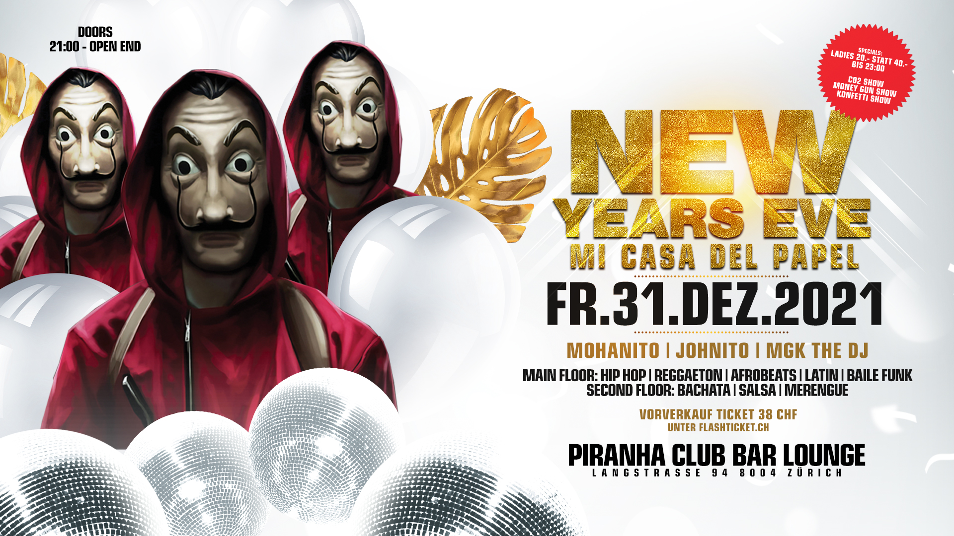NEW YEARS EVE Mi Casa Del Papel