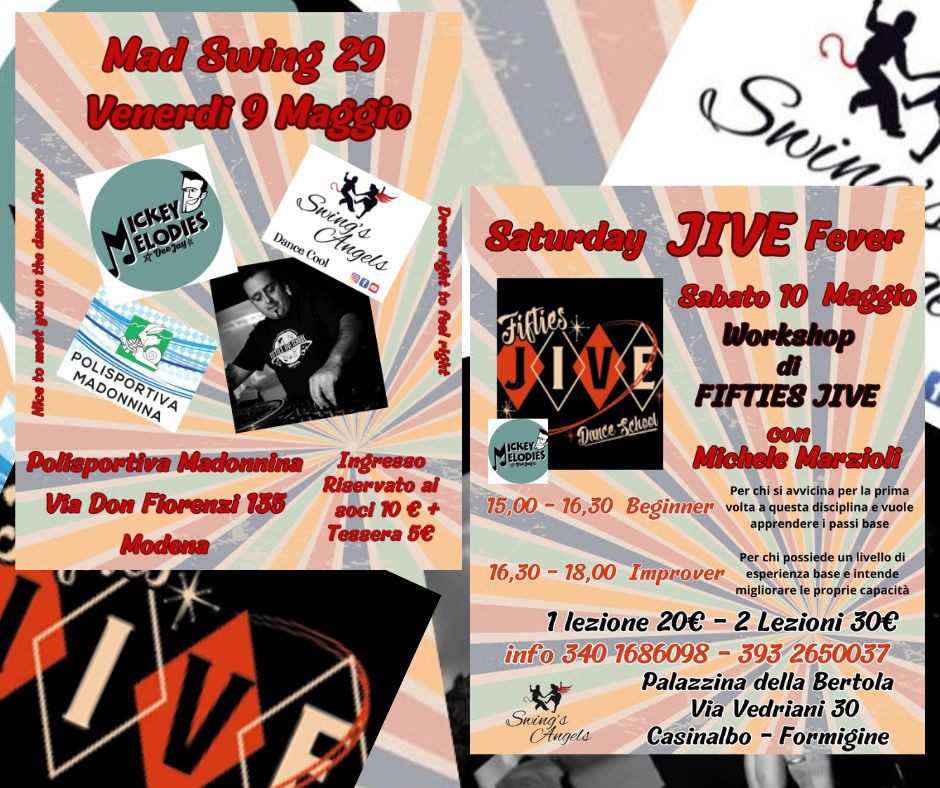 MAD SWING 29 + SATURDAY JIVE FEVER