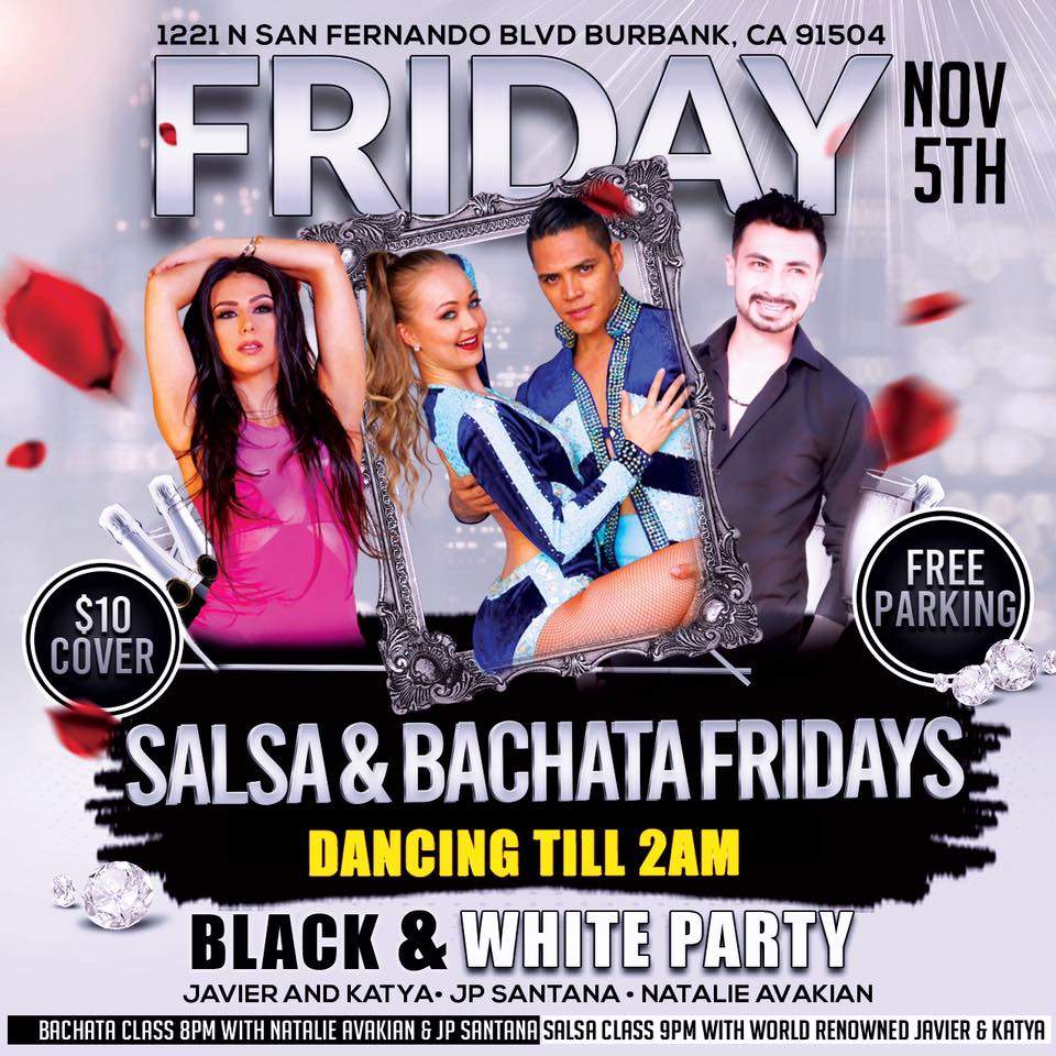 SALSA AND BACHATA FRIDAYS (BLACK & WHITE PARTY)