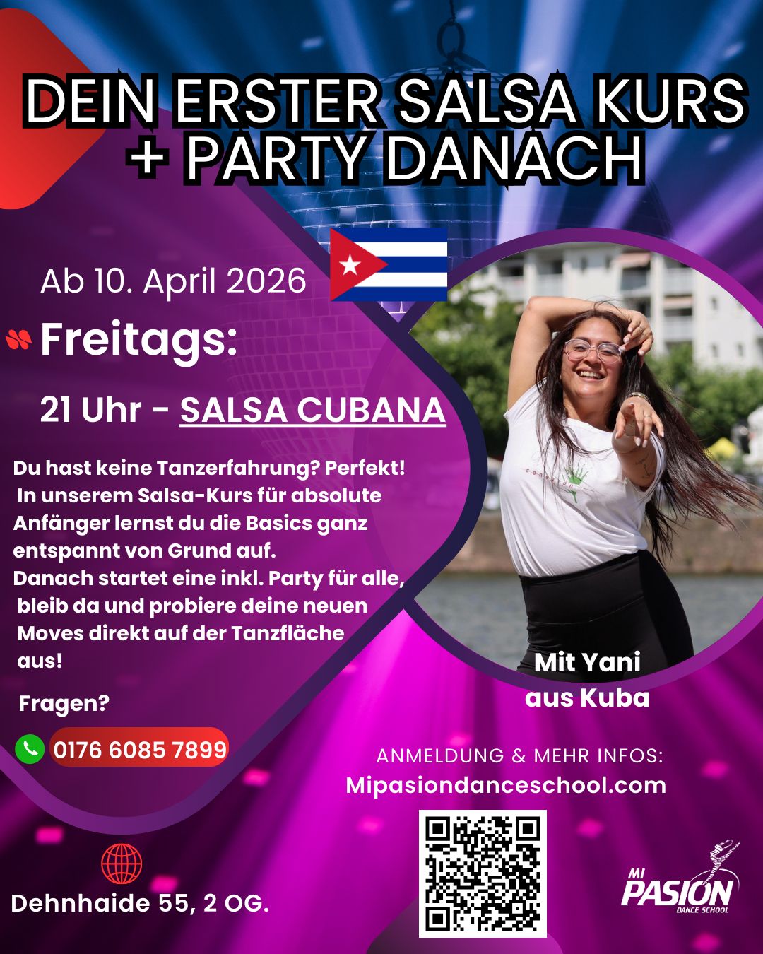 Salsa Anfänger Kurs + Party