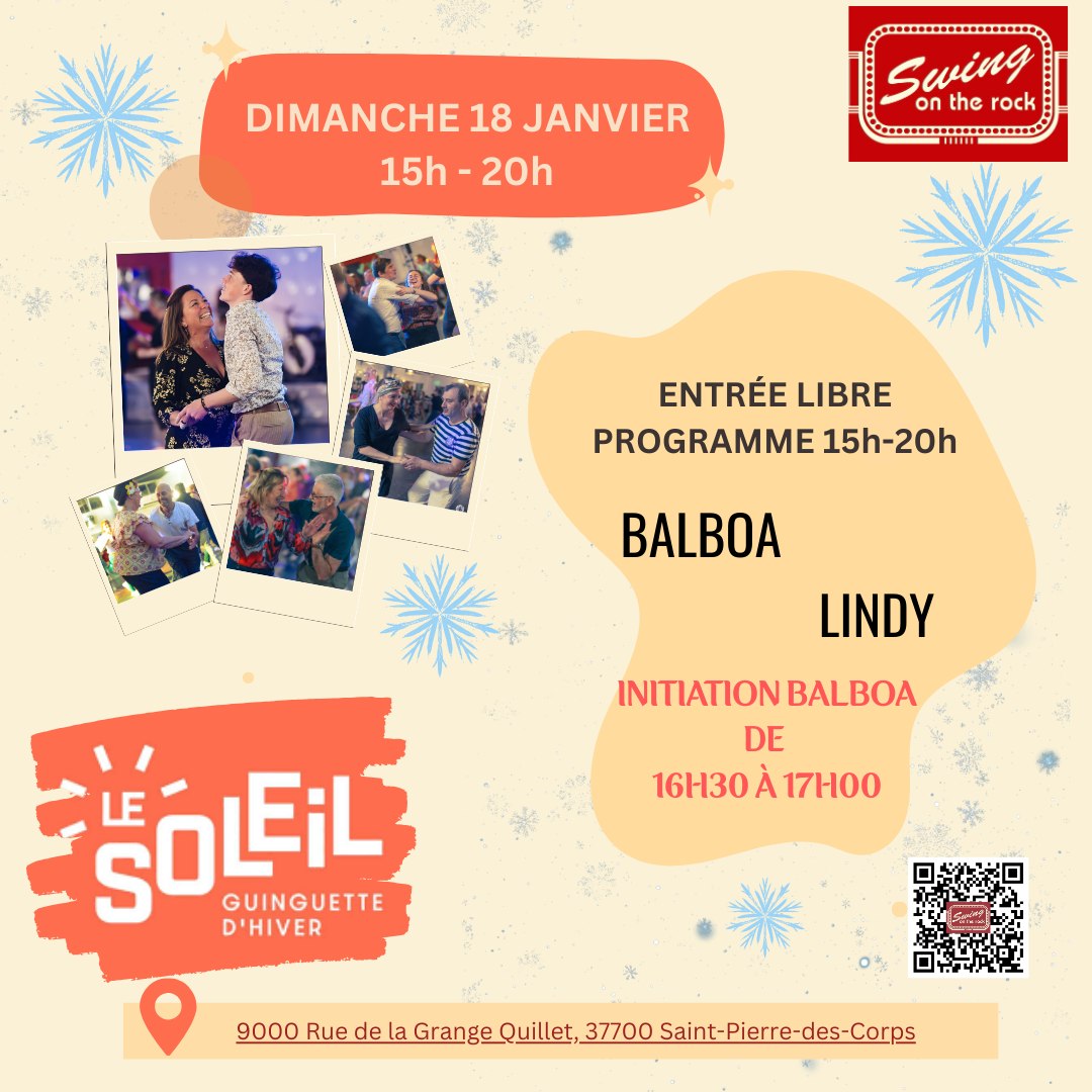 Le dimanche Balboa, Lindy à la guinguette Soleil