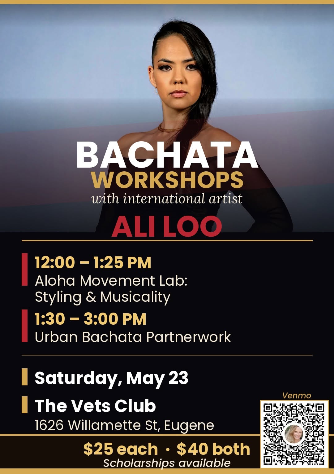 Bachata workshops with international artist Ali Loo