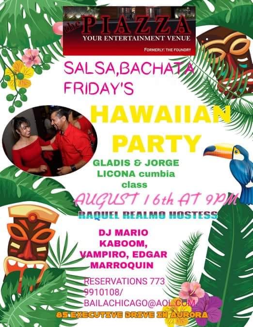 HAWAIIAN NIGHT AT SALSA Bachata FRIDAY'S