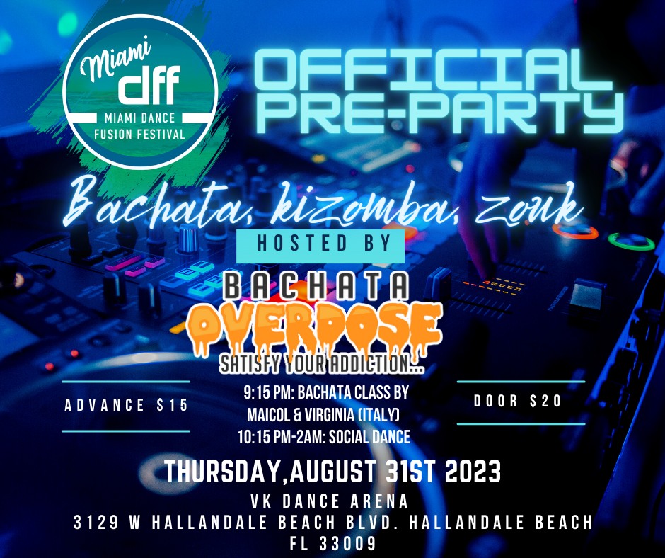 Miami Dance Fusion Festival Pre-Party