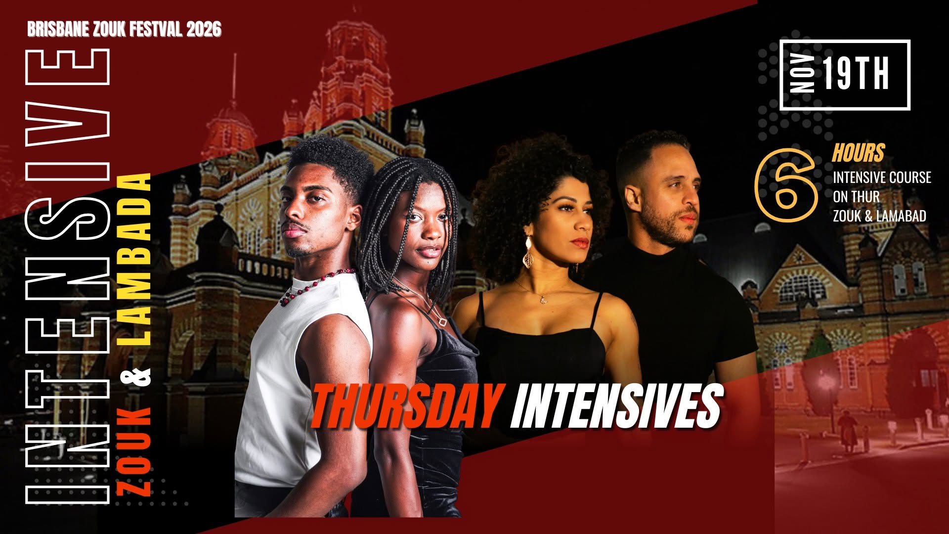 Zouk & Lambada Intensive Thur 19th - BZF 2026