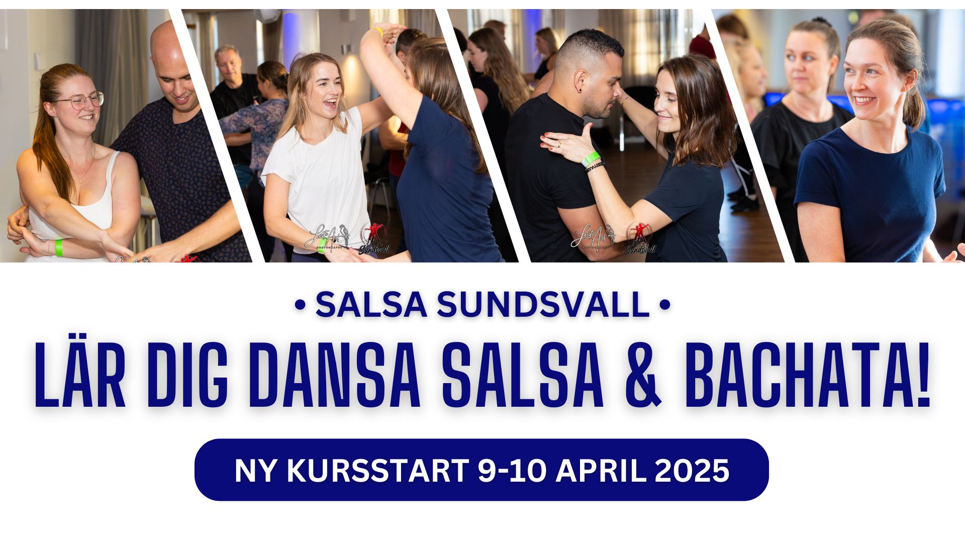 Salsa & Bachata Lektioner ~ Ny kursstart hos Salsa Sundsvall!