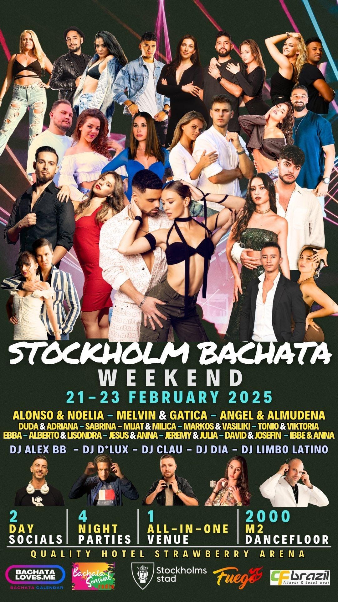 Discount group 3MIASTO for Stockholm Bachata Weekend 2025