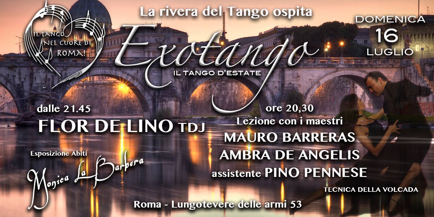 ☆ Exotango ☆ il Tango d'estate nel cuore di Roma
