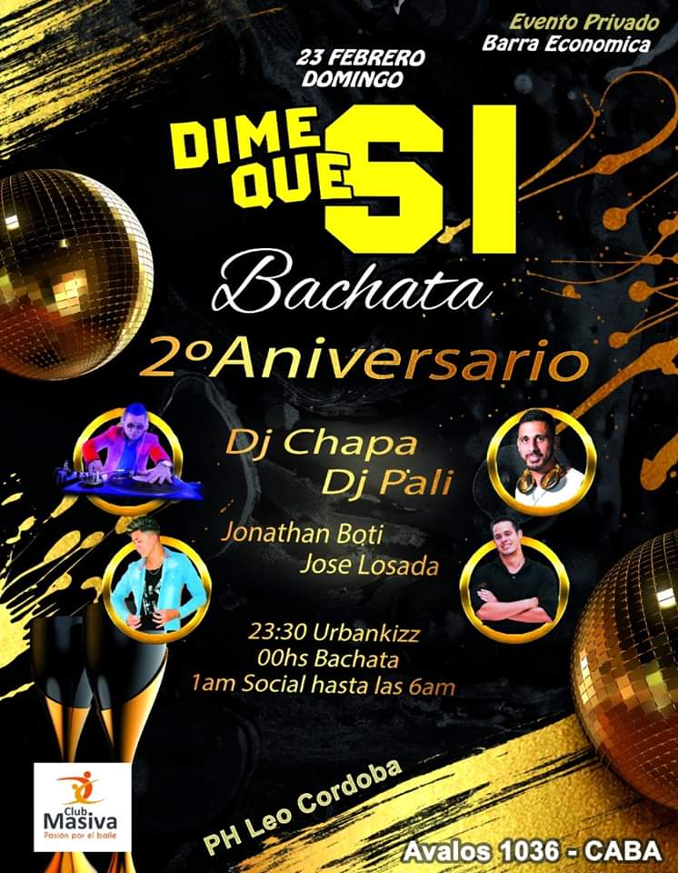 Dime Que Si 2 Aniversario 23.02.20