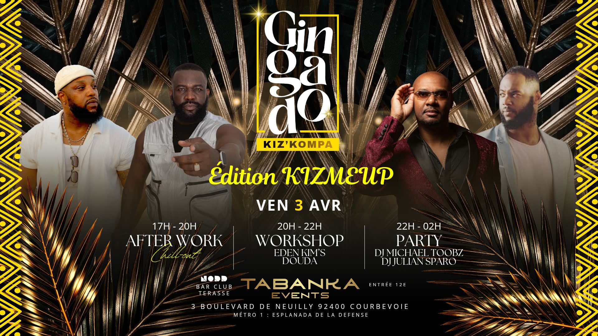 Gingado Kiz Konpa Édition kiz me Up