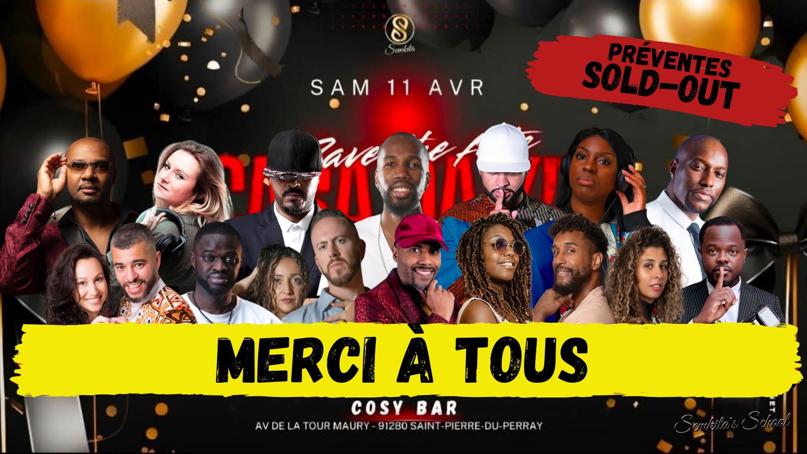 CASA DA KIZ #6. HORS-SÉRIE. Soirée Kizomba by Semkita - 3 Salles