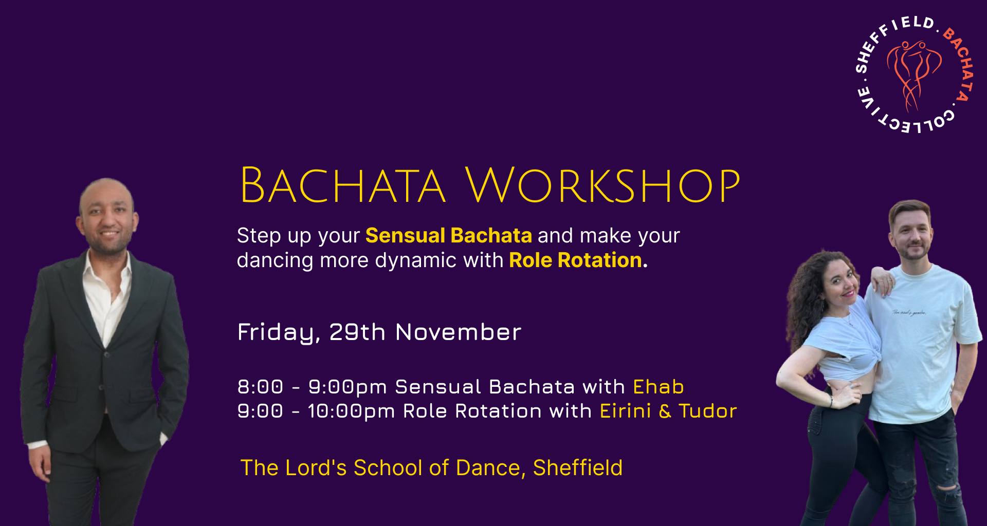 Sensual Bachata Role Rotation Sheffield Bachata Collective