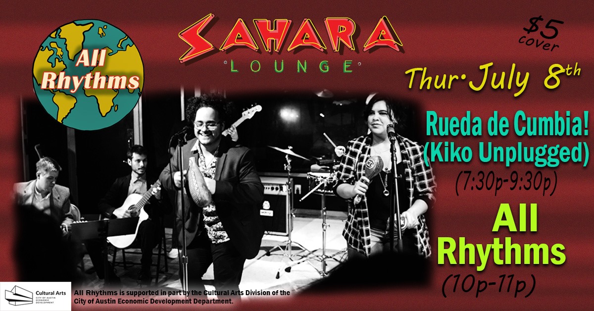 All Rhythms at Sahara Lounge