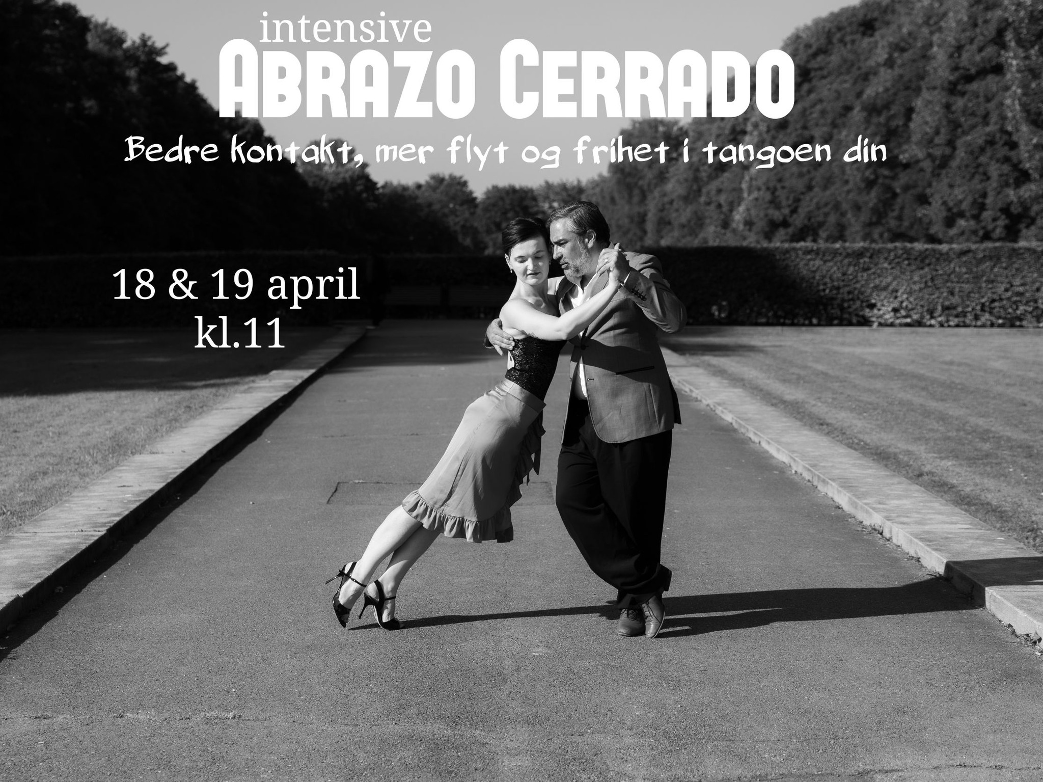 Intensivt helgekurs: Abrazo Cerrado. kun 4 par