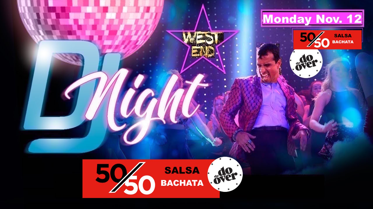 50 50 Salsa Bachata DJ night