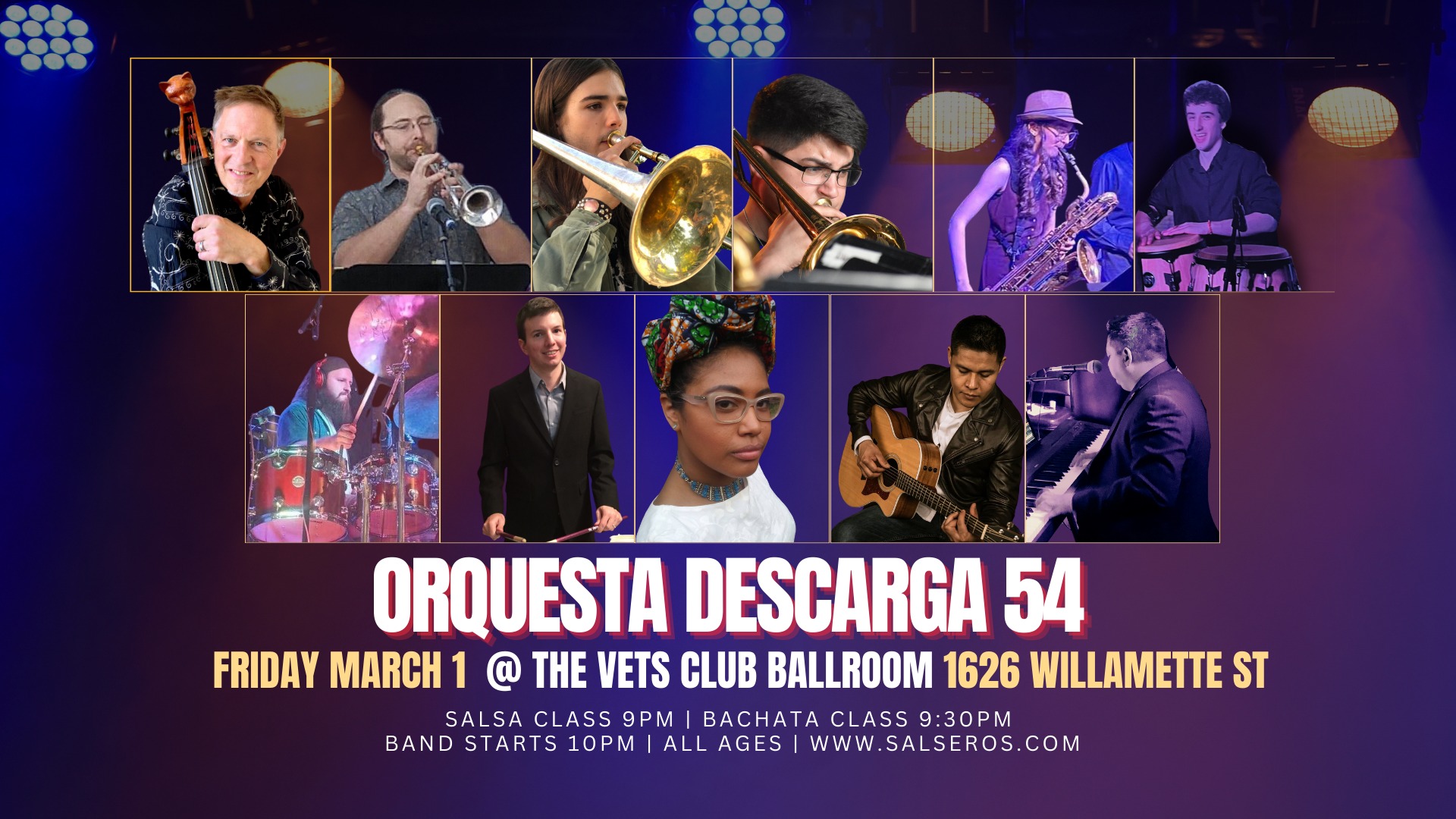 Orquesta Descarga 54 @ The Vets Club Ballroom