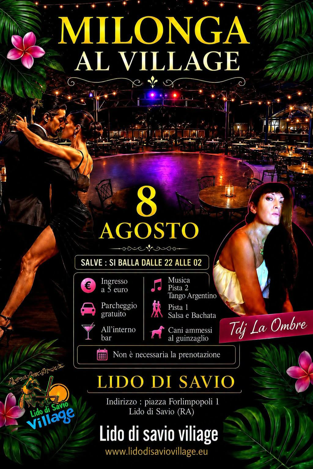 MILONGA AL VILLAGE TDJ LA OMBRE