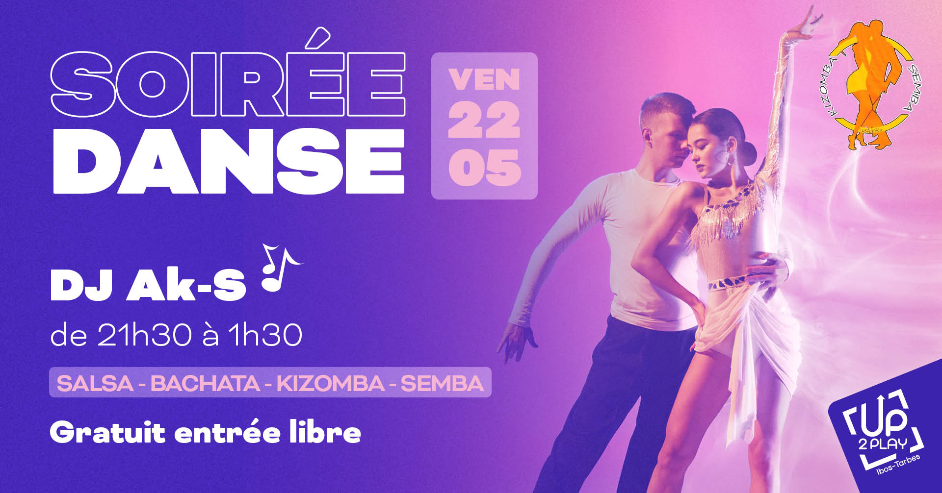 SOIRÉE SBKS - DJ AK-S UP2PLAY Ibos-Tarbes