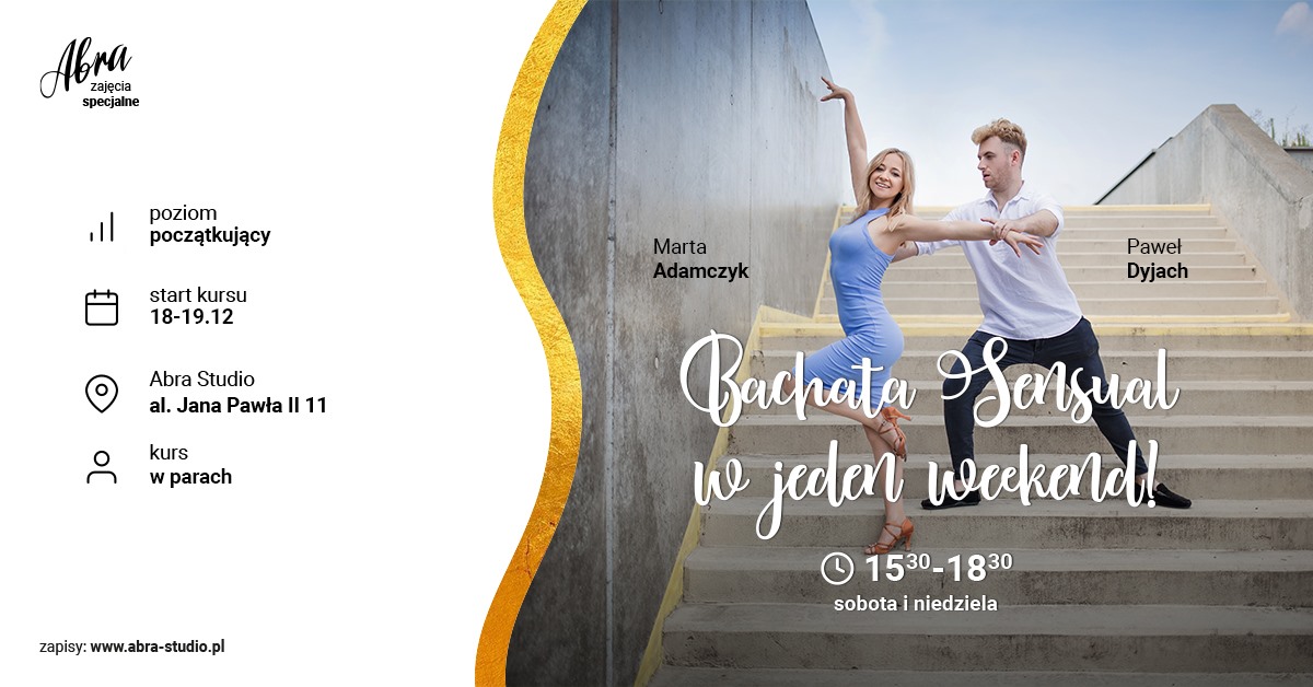 Bachata Sensual dla początkujących w jeden weekend!