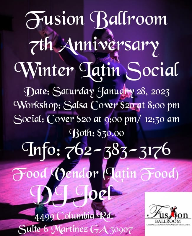 Fusion Ballroom 7th Anniversary Latin Social