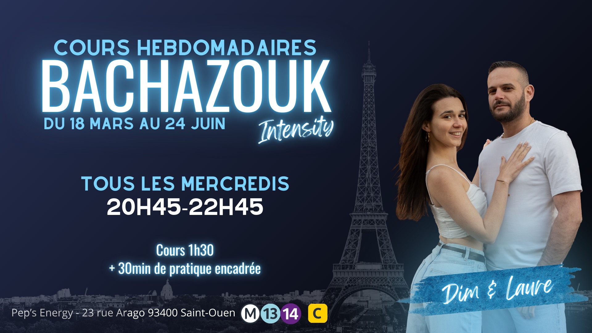 Cours de Bachazouk tous les mercredis avec Dim & Laure