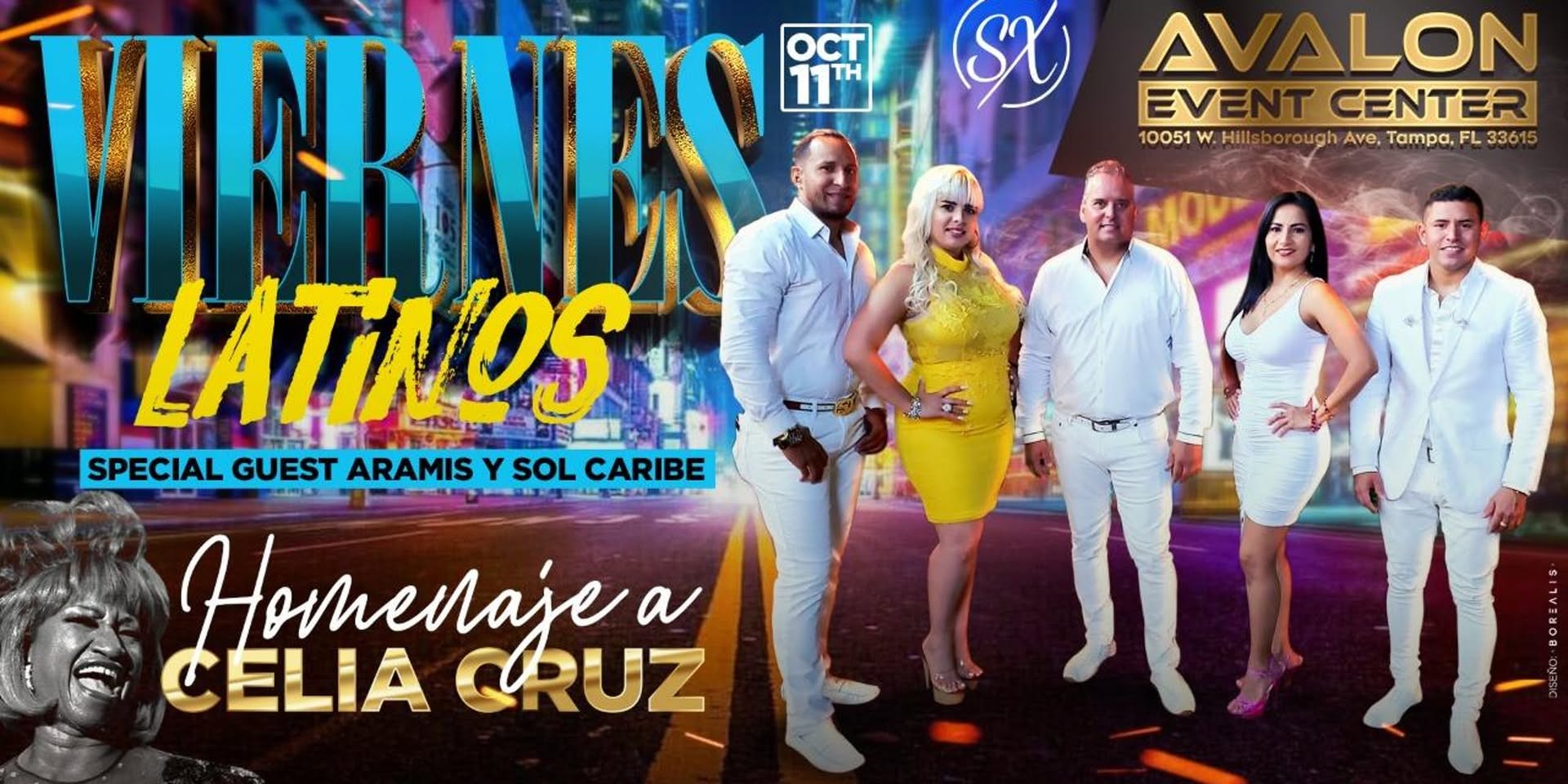 Latin Fridays w Aramis Y Sol Caribe "Celia Cruz Tribute"