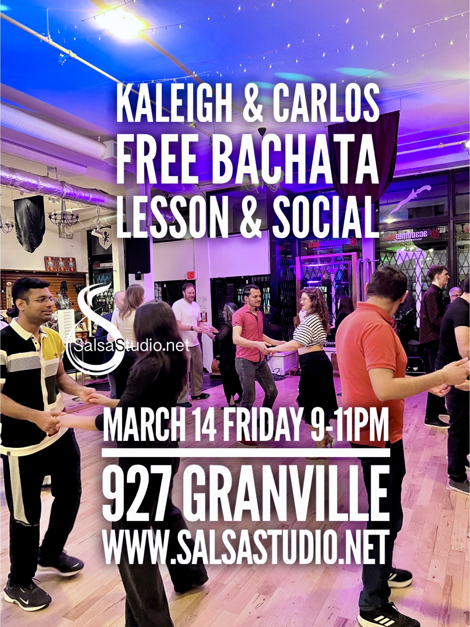 Kaleigh & Carlos Free Lesson & Mini Social