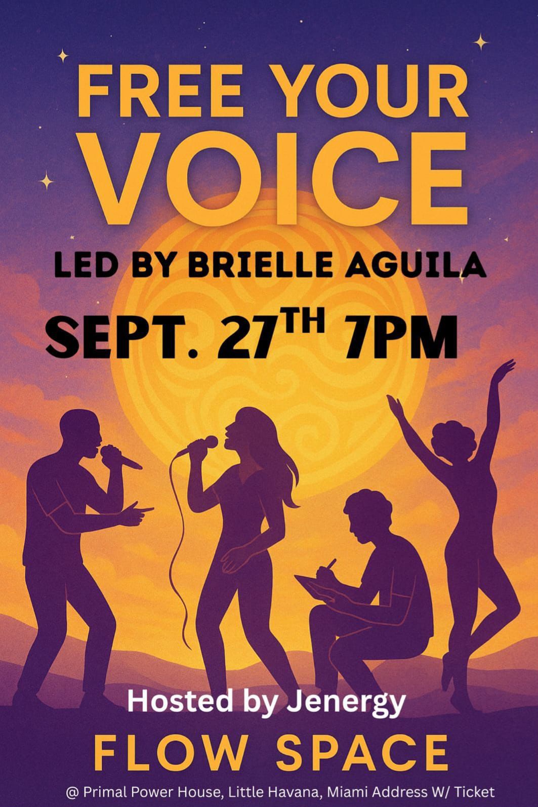 Free Your Voice! Flow Space: A Creative Expansion Ceremony