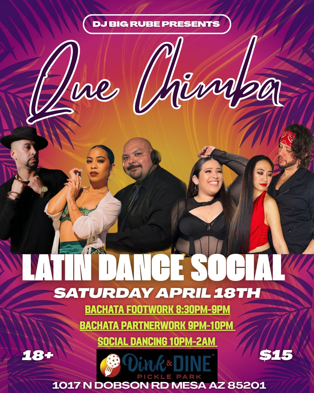 Que Chimba Latin Dance Social at Dink and Dink Pickle Park