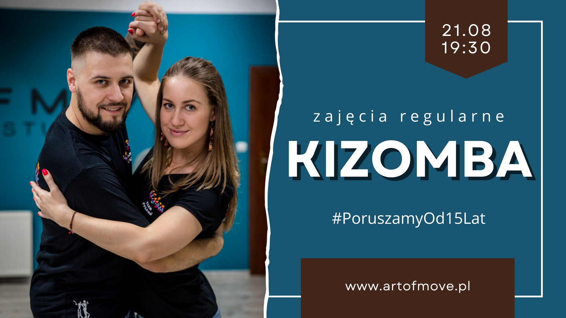 Kizomba w parach dla początkujących 21.08 Art of Move