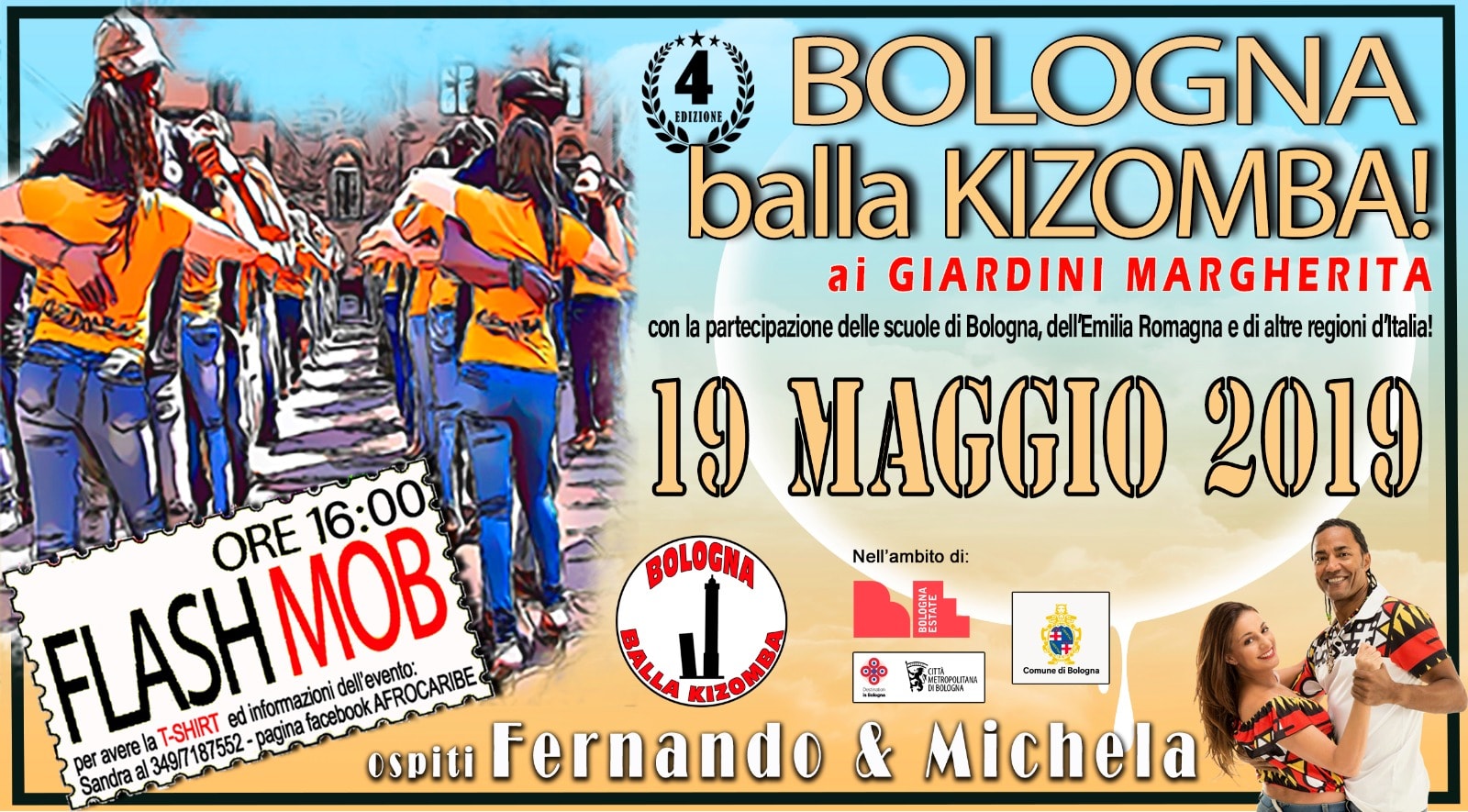 Flashmob Bologna Balla Kizomba 4 Edizione Domenica 19 Maggio
