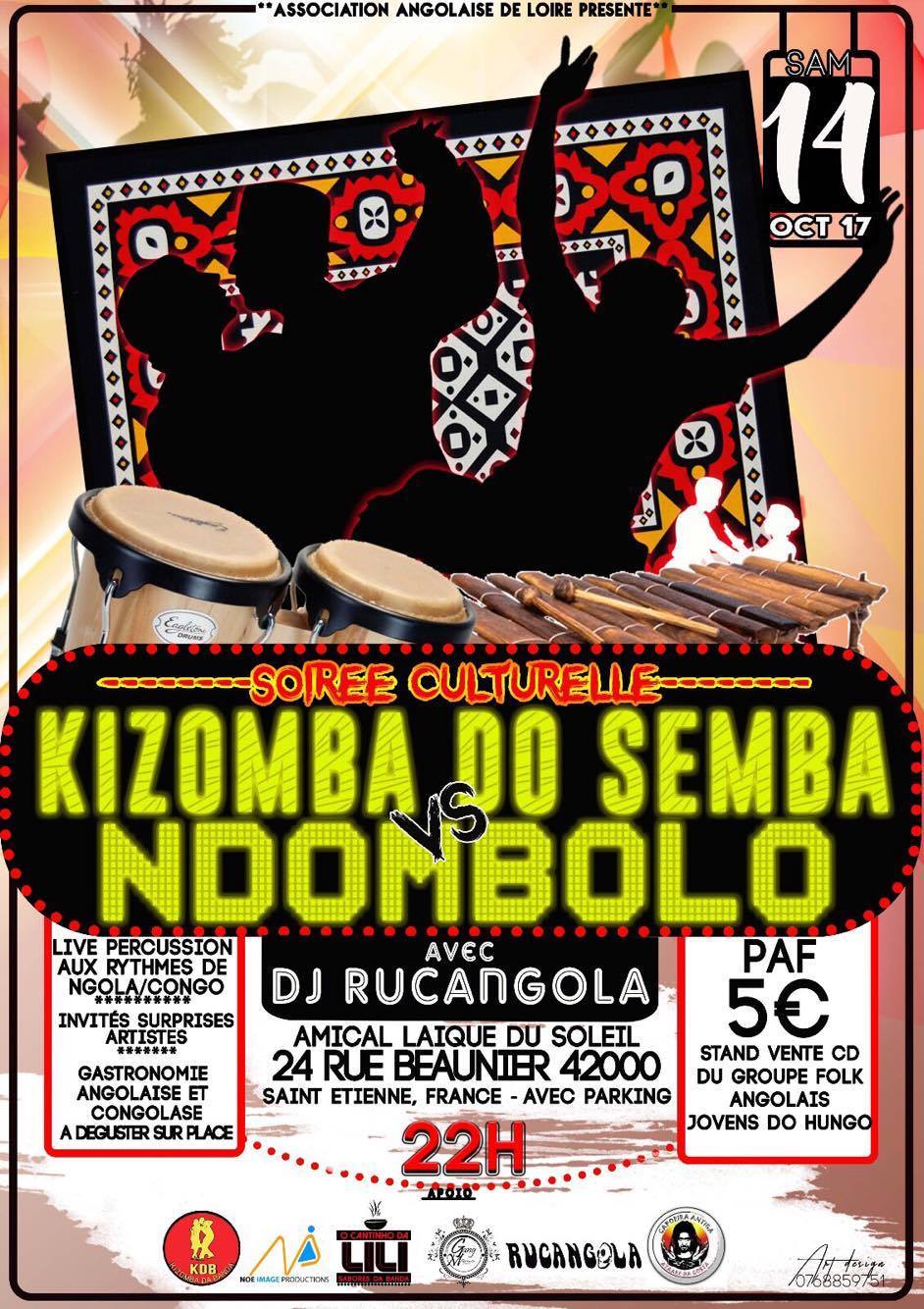 Soirée Kizomba du Semba et Ndombolo