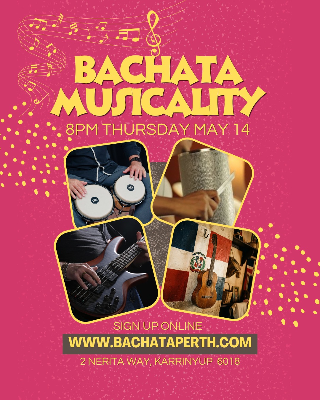 Bachata Musicality workshop with BachatAmor!