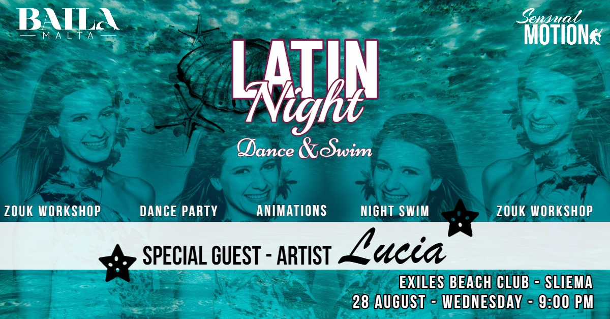 Wednesday Latin Night - Special Artist LUCIA