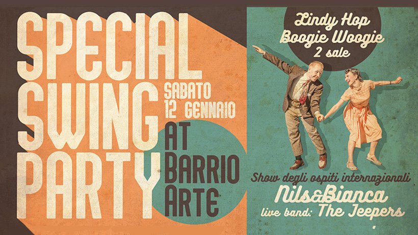 Special Swing Party con Nils e Bianca at Barrio arte