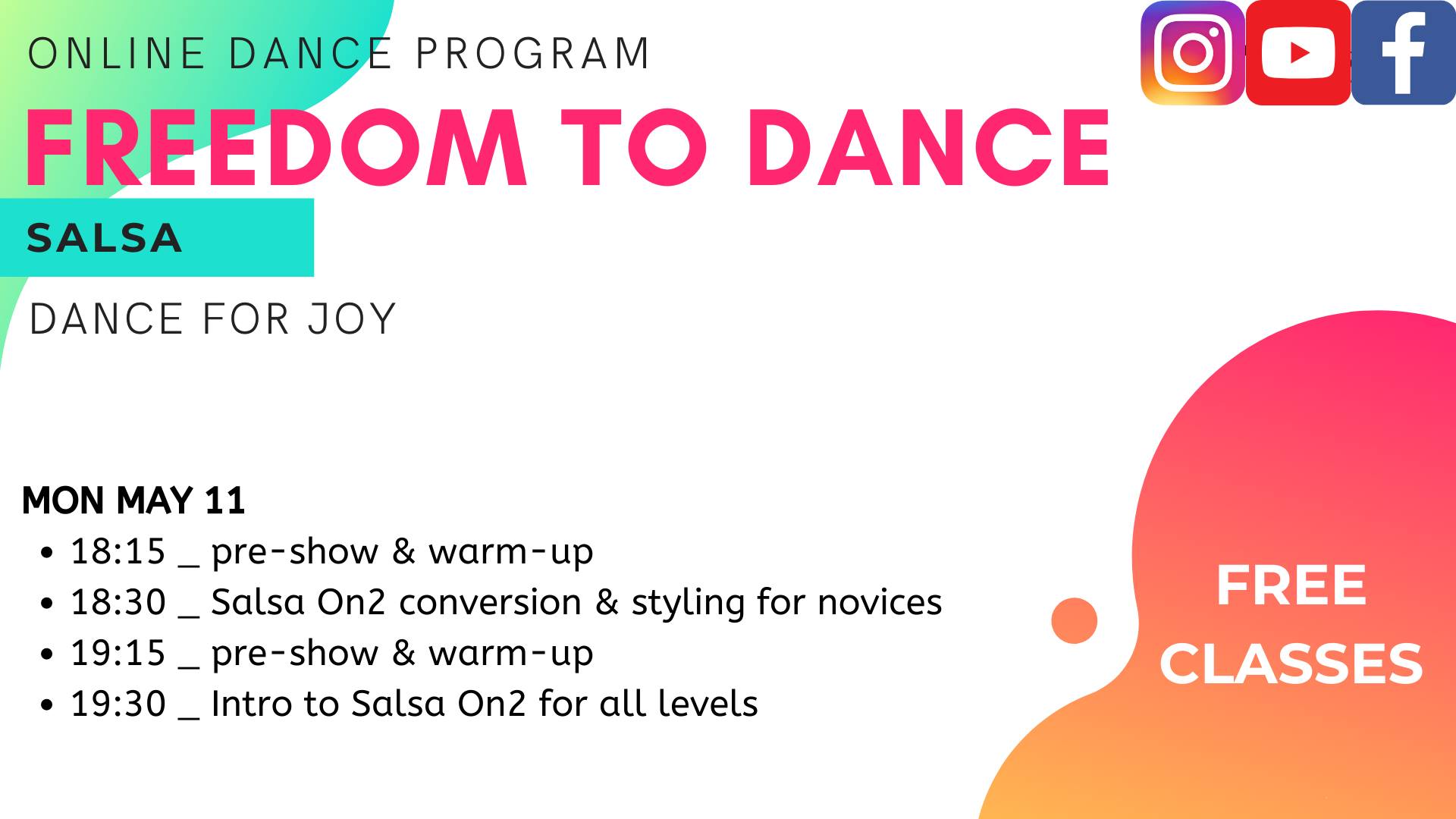 Free SALSA Classes