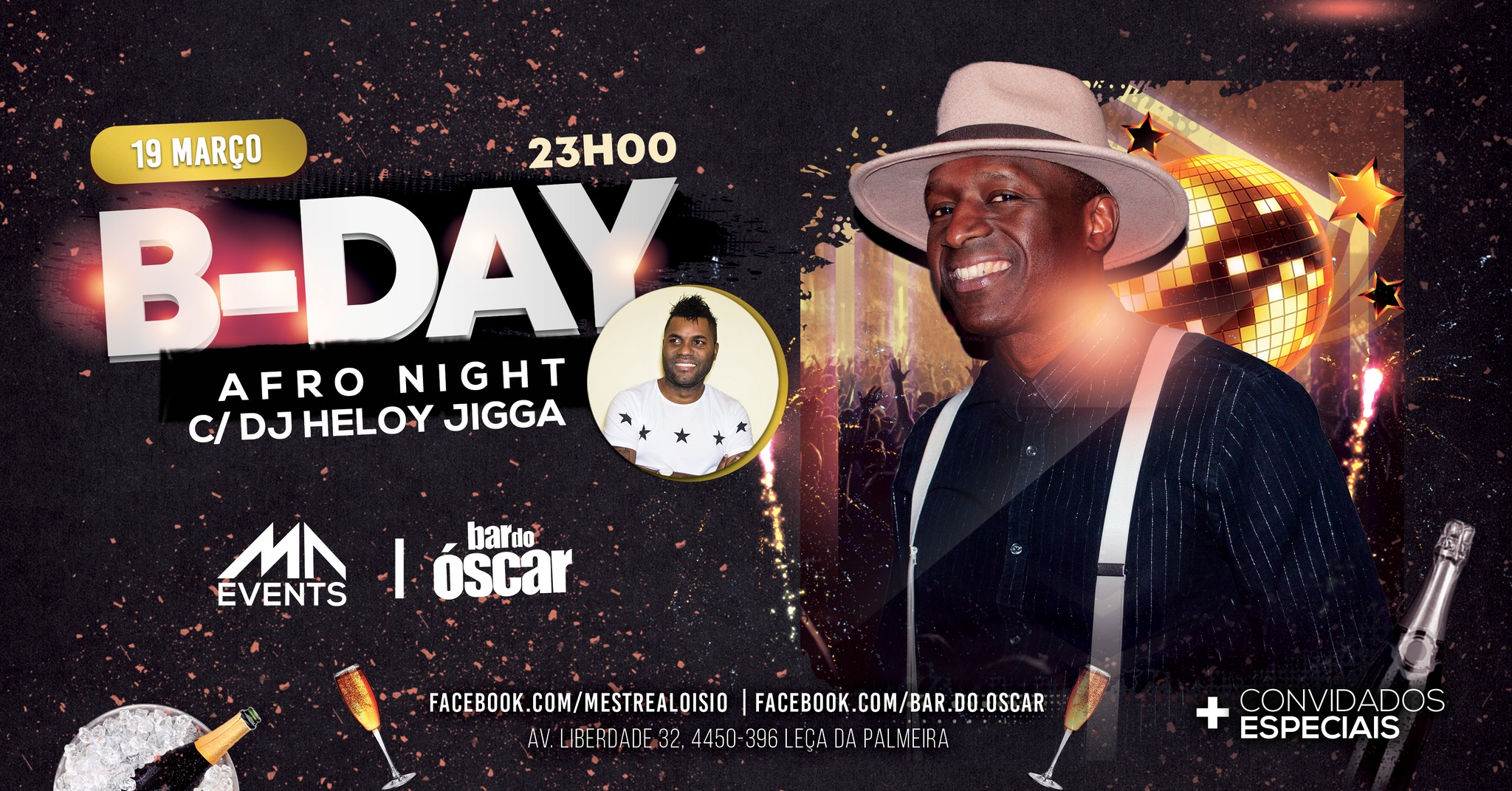 Mestre Aloísio B-Day Afro Night c DJ Heloy