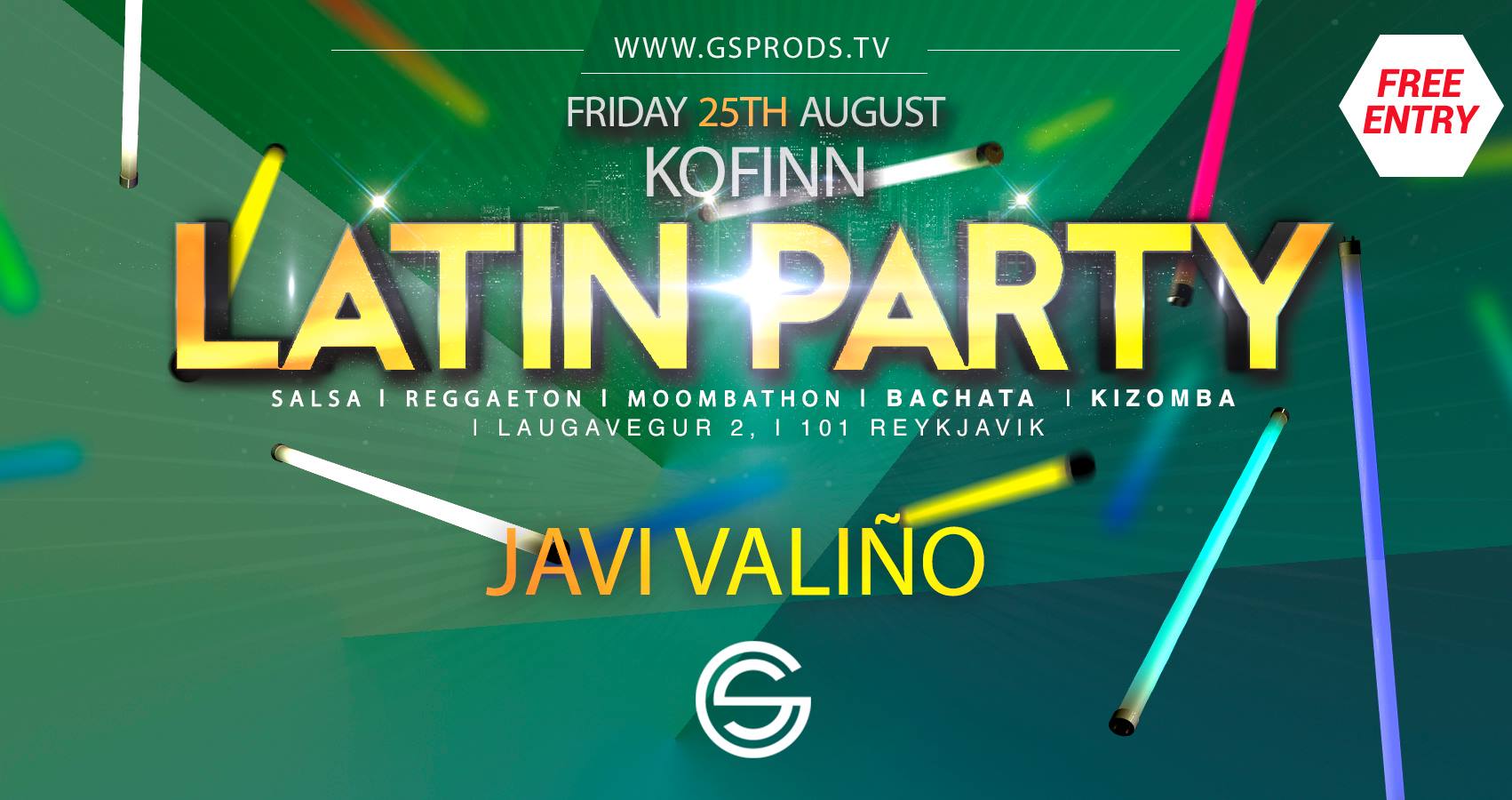 LATIN PARTY at Koffin Friday 25 August