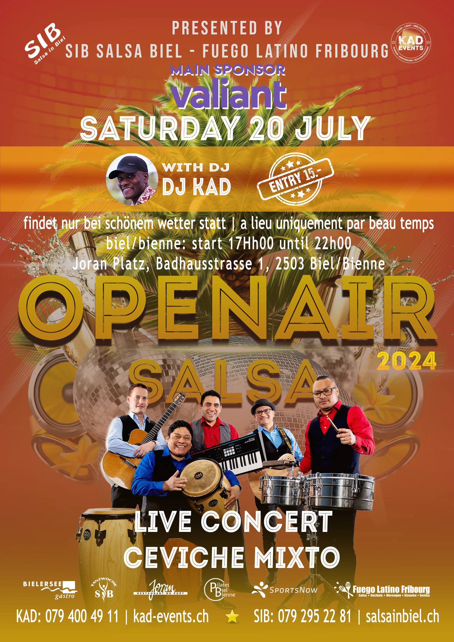 Openair Salsa (SBK) with Liveband CEVICHE MIXTO