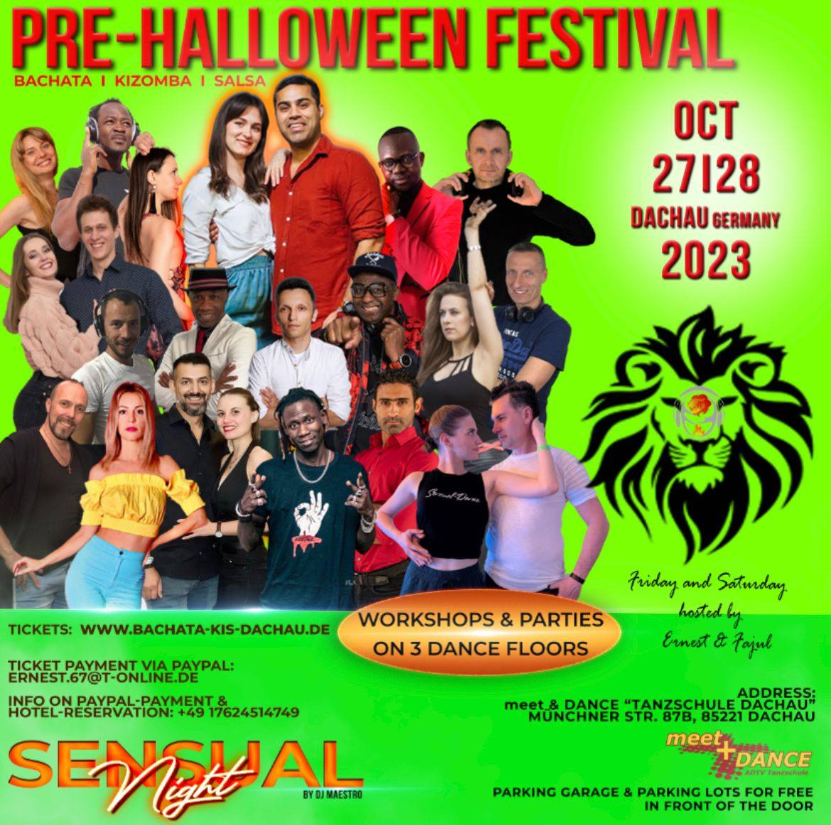 PRE-HALLOWEEN FESTIVAL (BACHATA-KIZOMBA-SALSA)