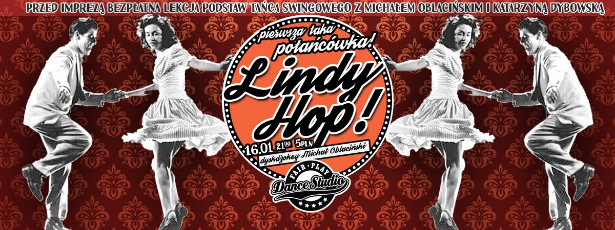 Potańcówka LINDY HOP! # dj Michał Oblaciński # Fair Play Dance Studio