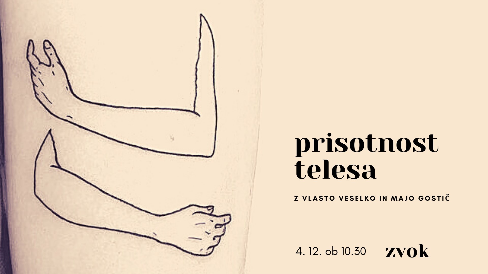 Prisotnost telesa- zvok