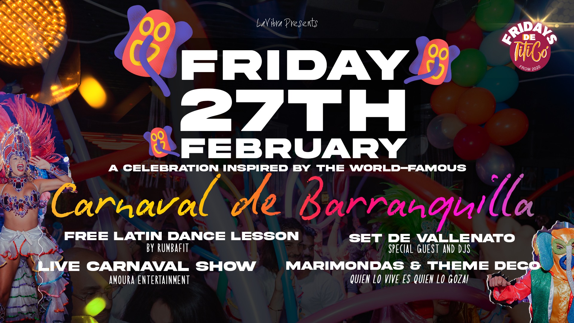 LA HORA CARNAVALERA 🎉 4th Edition Friday de Titicó