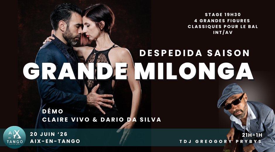 Stage + Milonga despedida + démo!!!