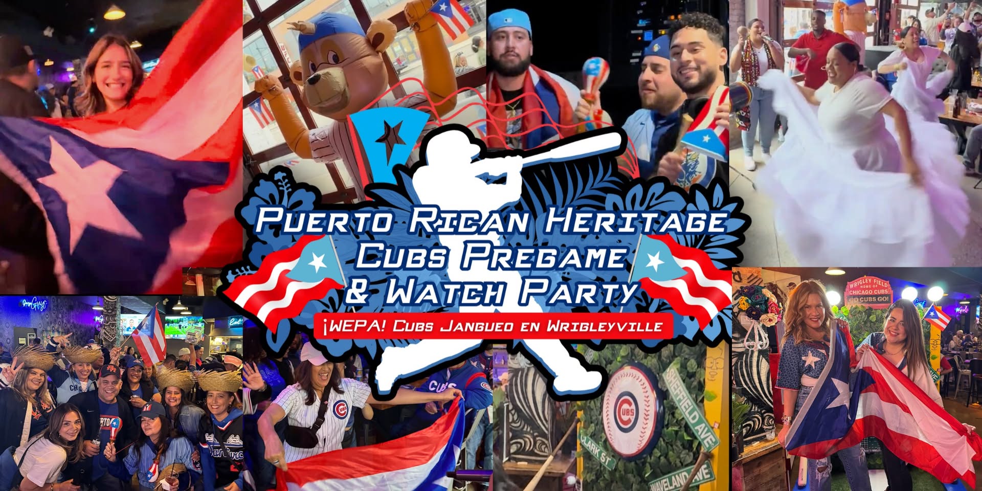 PUERTO RICAN HERITAGE CUBS PREGAME & WATCH PARTY