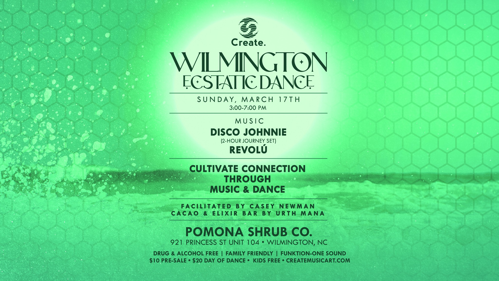 3.17.24 Wilmington Ecstatic Dance Disco Johnnie (2-Hour Journey Set) + Revolu @ Pomona Shrub Co.
