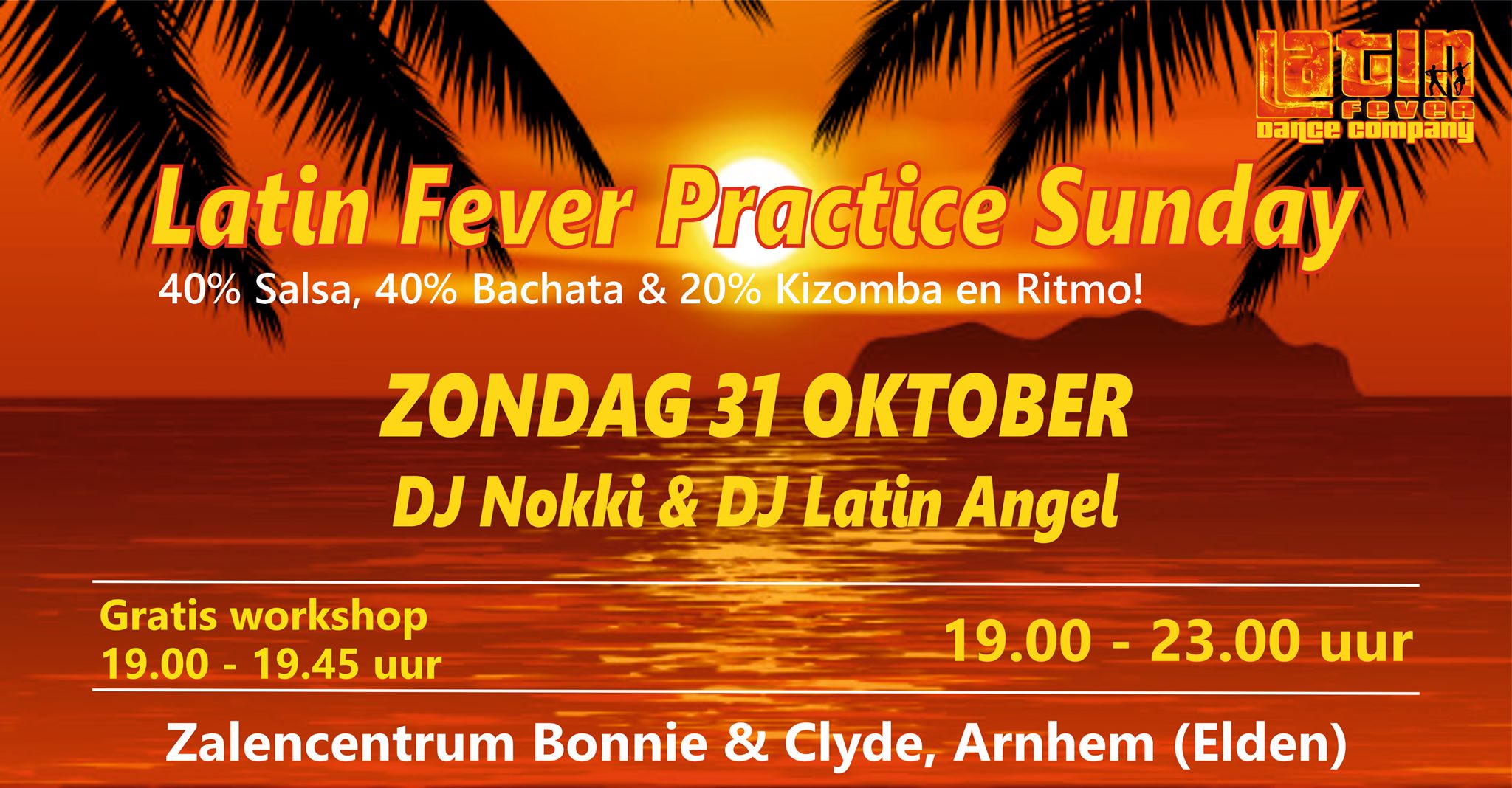 Latin Fever Practice Sunday: 31 oktober in Arnhem