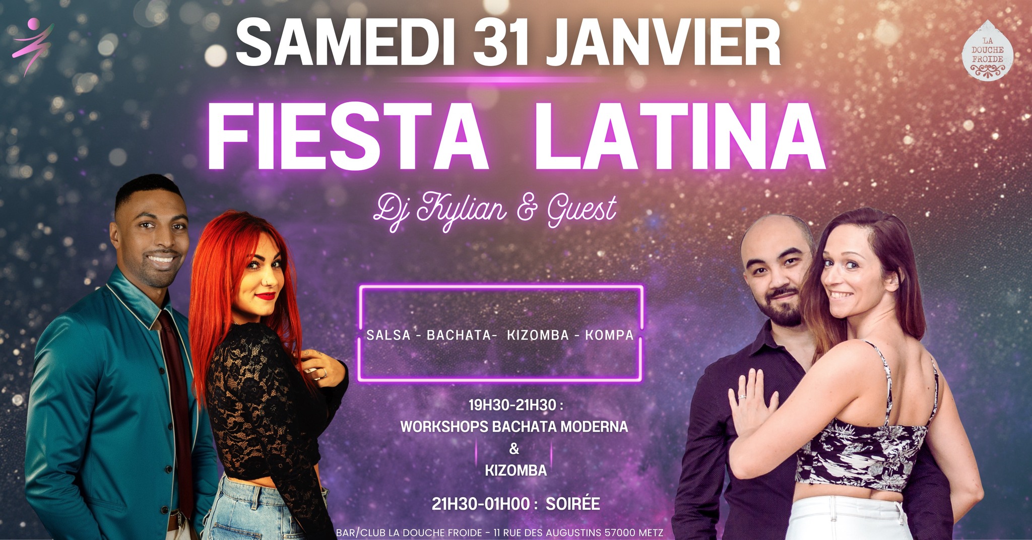 La Mensuelle Fiesta Latina #Bar Club La Douche Froide @Metz
